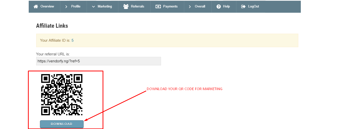 HOW TO GENERATE AFFILIATE LINK AND BANNERS FROM YOUR MANAGEMENT